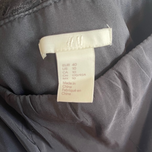 Lace Back Charcoal Dress - Picture 4 of 4